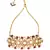 Pearly Paradise Red Kundan And Pearls Necklace