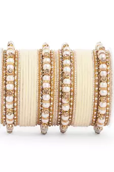 Beige bangles-and-bracelets