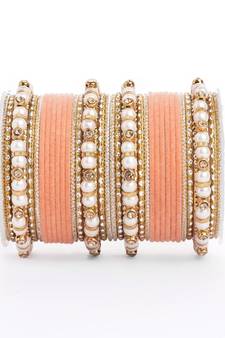 Orange bangles-and-bracelets