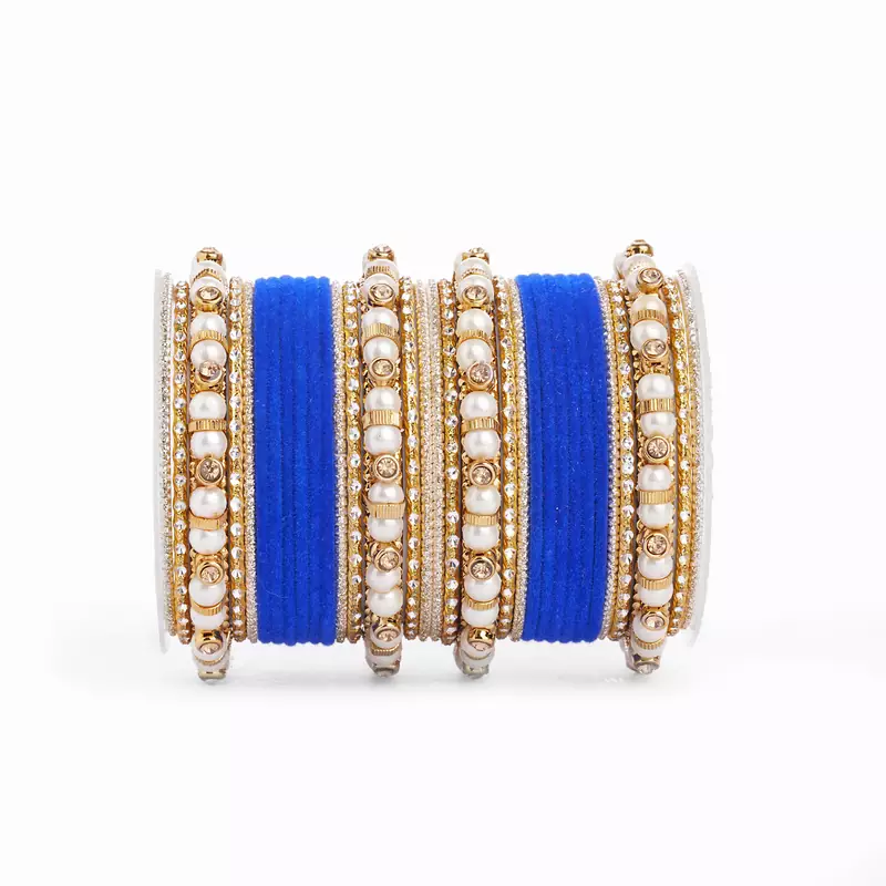 Blue bangles-and-bracelets