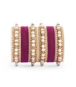 Purple bangles-and-bracelets