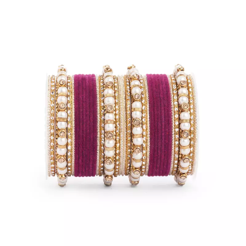Purple bangles-and-bracelets