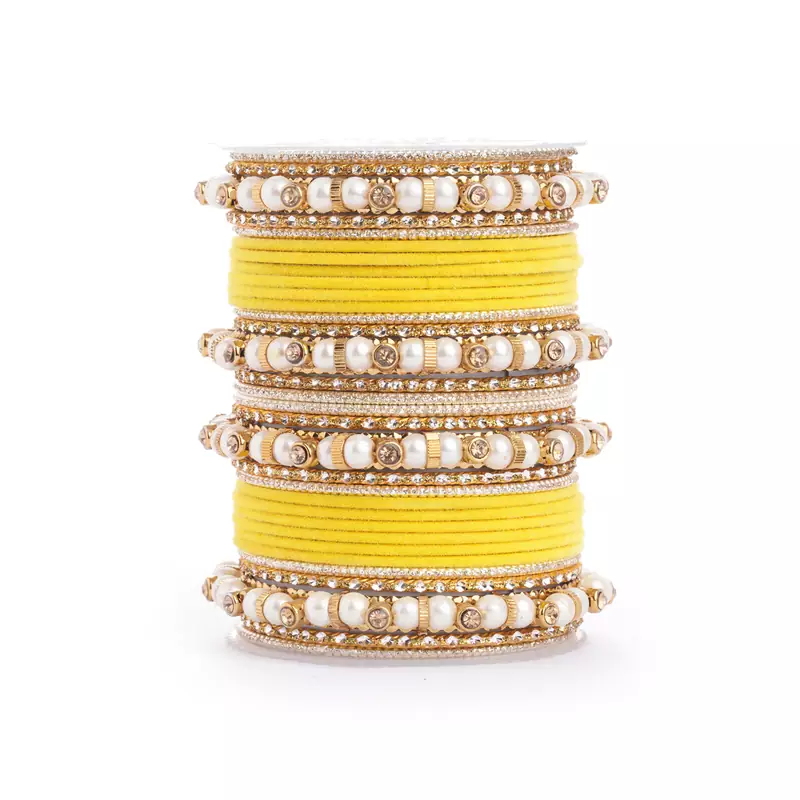 Yellow bangles-and-bracelets