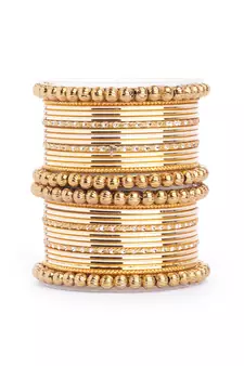 Golden bangles-and-bracelets