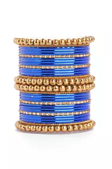 Blue bangles-and-bracelets