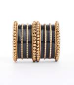 Black bangles-and-bracelets