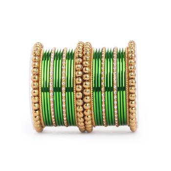 Green bangles-and-bracelets 1