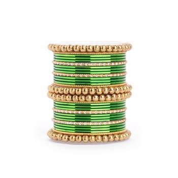 Green bangles-and-bracelets 2