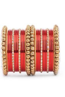 Red bangles-and-bracelets