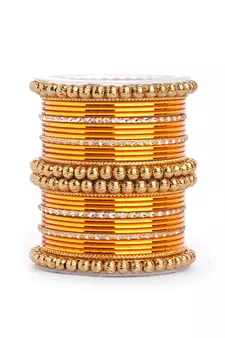 Yellow bangles-and-bracelets