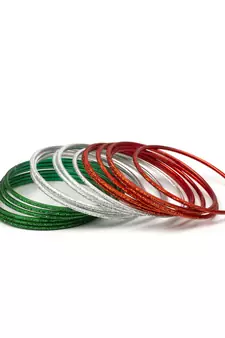 Multicolor bangles-and-bracelets