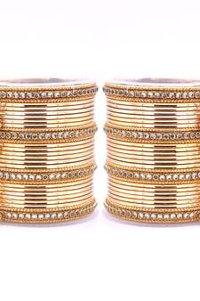 Gold bangles-and-bracelets