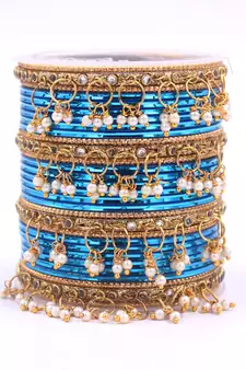 Blue bangles-and-bracelets