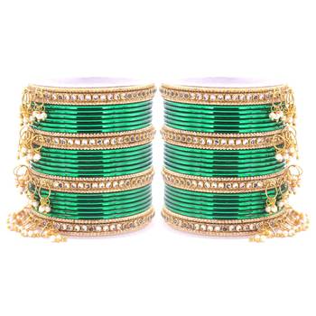 Green bangles-and-bracelets 1