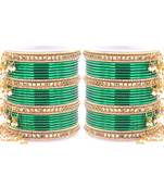 Green bangles-and-bracelets