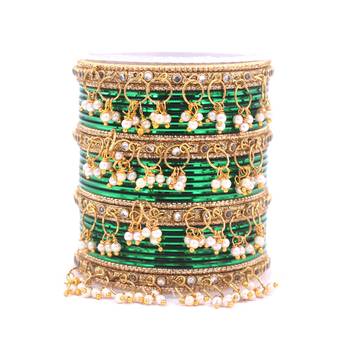 Green bangles-and-bracelets 2
