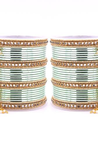 Green bangles-and-bracelets