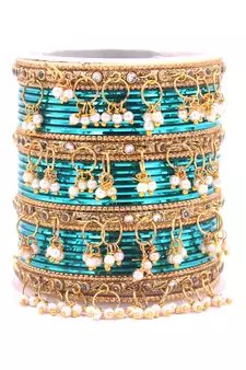 Green bangles-and-bracelets