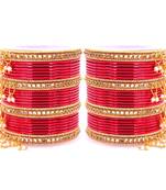 Red bangles-and-bracelets