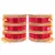 Red bangles-and-bracelets