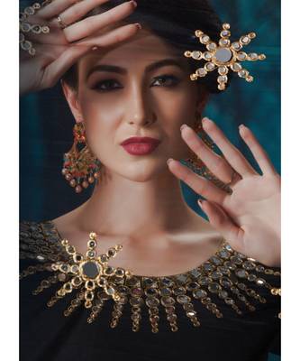 Black Georgette Anarkali Salwar Kameez 3