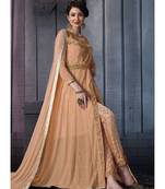 Cream Georgette Pakistani Salwar Kameez