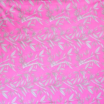 A Pink Printed Polyester Window Curtain 2