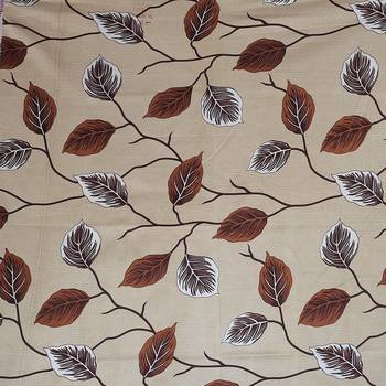 A Cream Printed Polyester Window Curtain 2