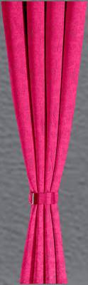 A Magenta Polyester Window Curtain 2