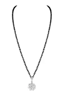 Silver mangalsutra
