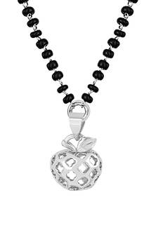 Silver mangalsutra
