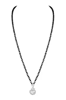 Silver mangalsutra