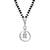 Silver cubic zirconia mangalsutra