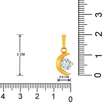 Gold cubic zirconia mangalsutra 5