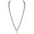 Gold cubic zirconia mangalsutra