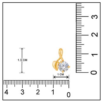 Gold cubic zirconia mangalsutra 5