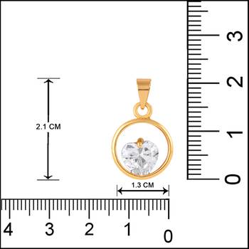 Gold cubic zirconia mangalsutra 5