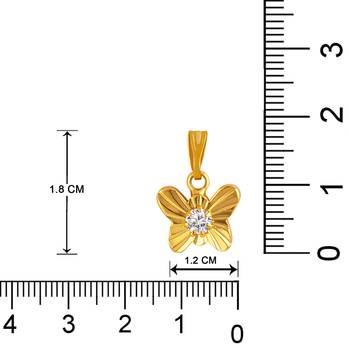 Gold cubic zirconia mangalsutra 5