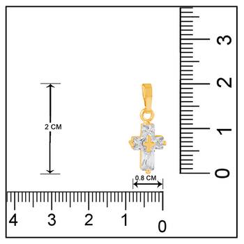 Gold cubic zirconia mangalsutra 5