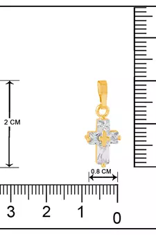 Gold cubic zirconia mangalsutra