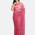 Pink plain net saree with blouse