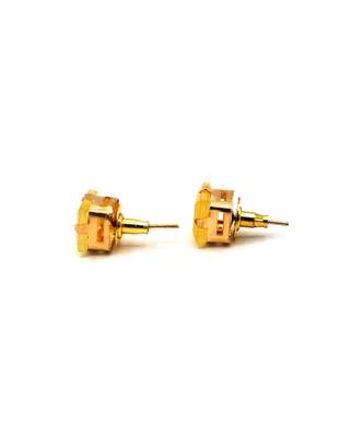 Yellow stone studs 2