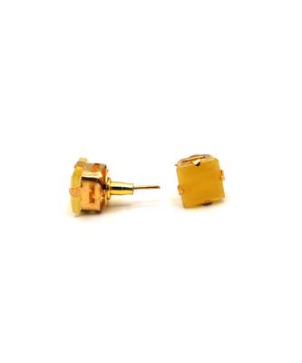 Yellow stone studs 3