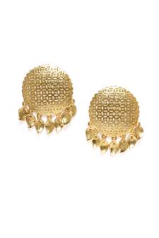  Designer Floral motif Circular dangler drops studs earrings