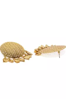  Designer Floral motif Circular dangler drops studs earrings