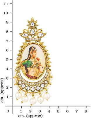 Designer Rani Motif Padmavati Dangler drops Studs Earrings 5
