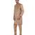 Silk  Chiku Sherwani Long Kurta Chiku Pyjama Chiku jacket  and  Stole Party Dress Set