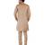 Silk  Chiku Sherwani Long Kurta Chiku Pyjama Chiku jacket  and  Stole Party Dress Set