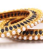 Black bangles-and-bracelets