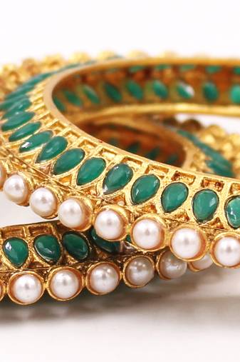 Green bangles-and-bracelets
